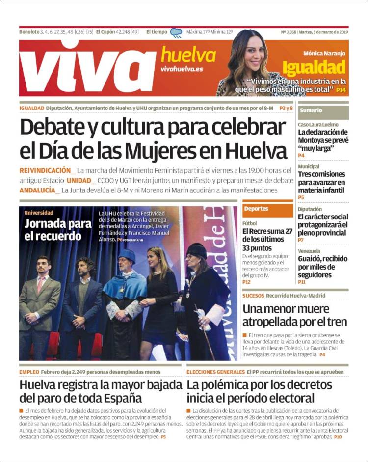 Portada de Viva Huelva (Espagne)