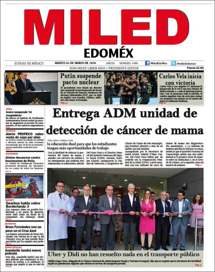 Portada de Miled - Estado de México (México)