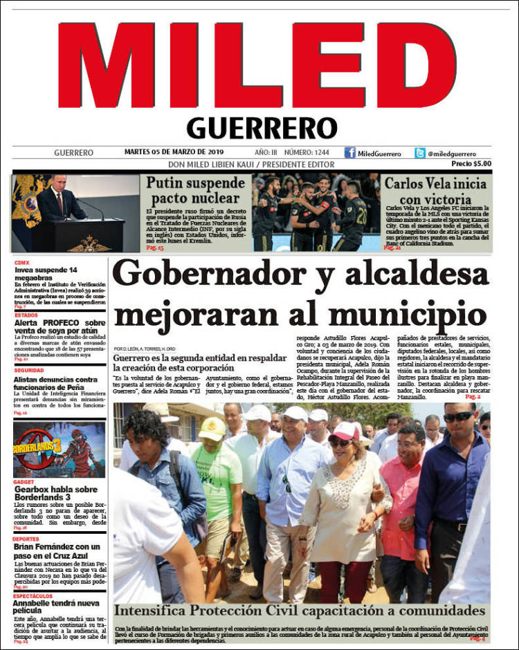 Portada de Miled - Guerrero (México)