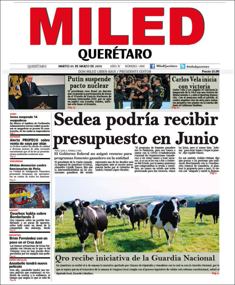 Portada de Miled - Querétaro (México)