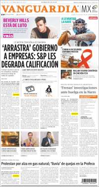 Portada de Vanguardia (México)