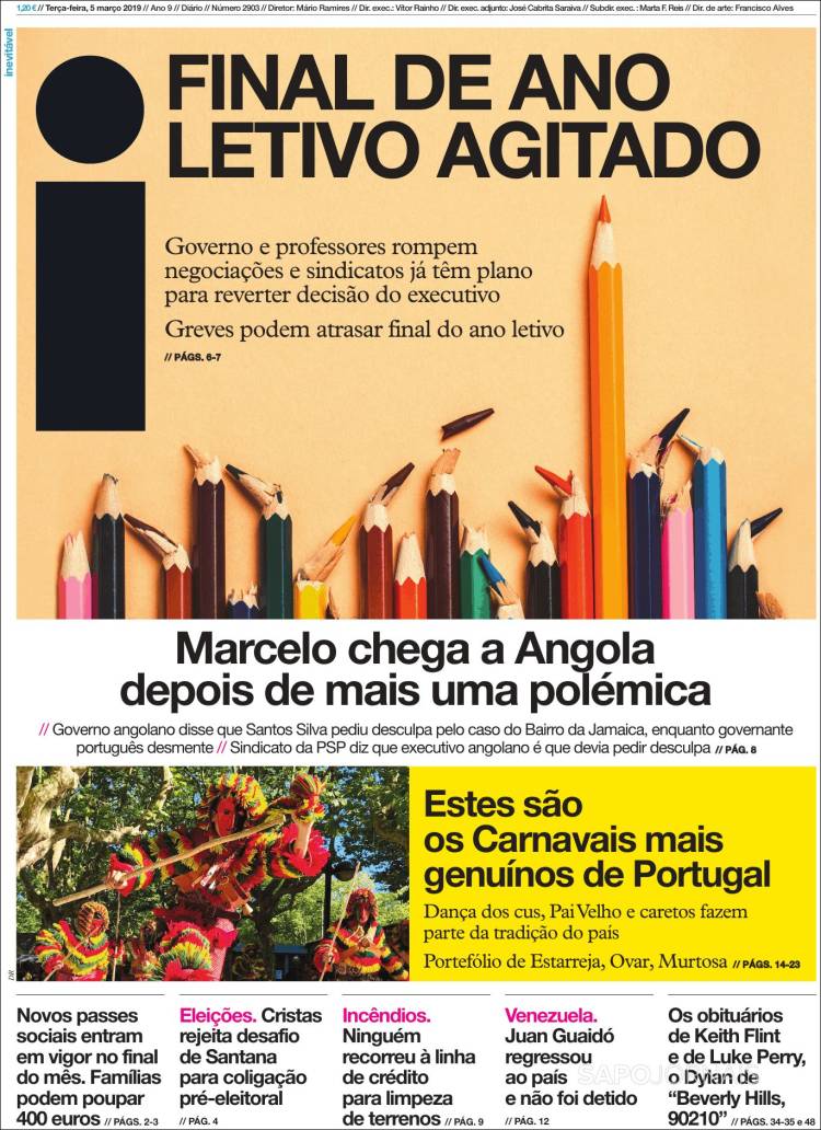 Portada de I - informação (Portugal)
