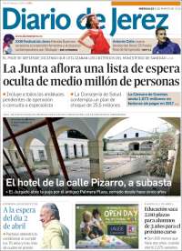 Portada de Diario de Jerez (España)