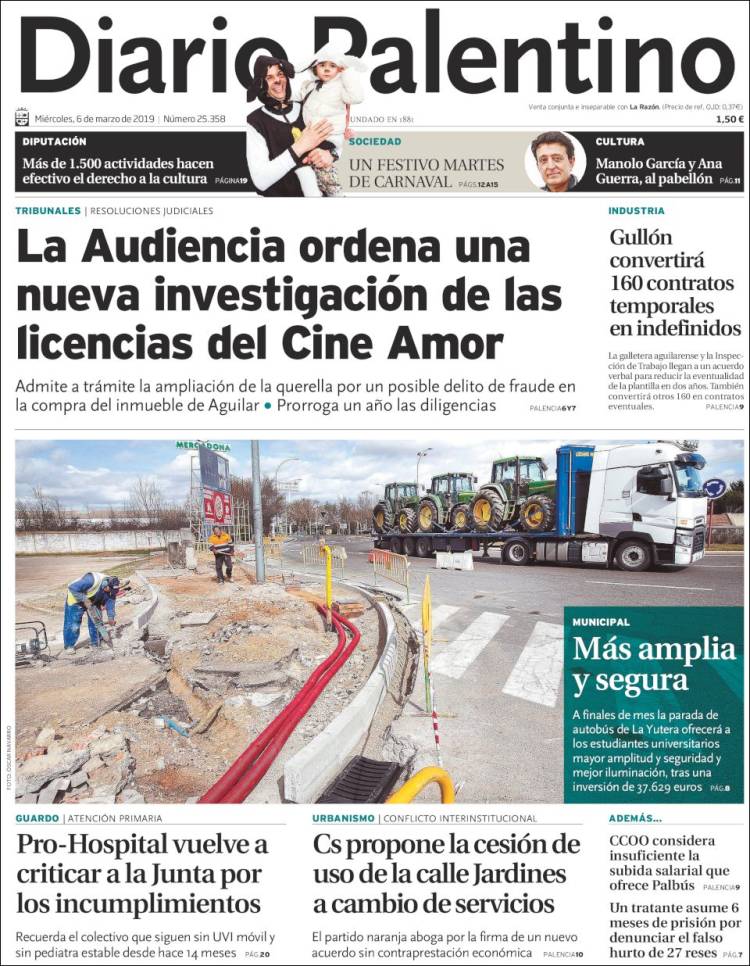 Portada de Diario Palentino (España)