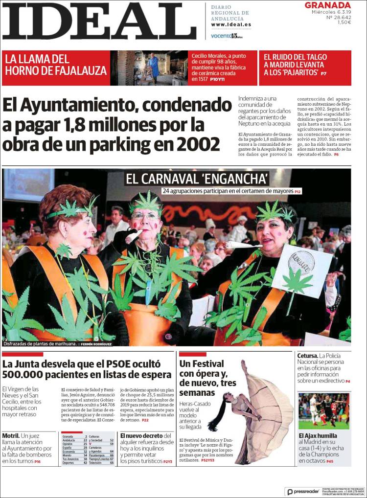 Portada de Ideal (España)