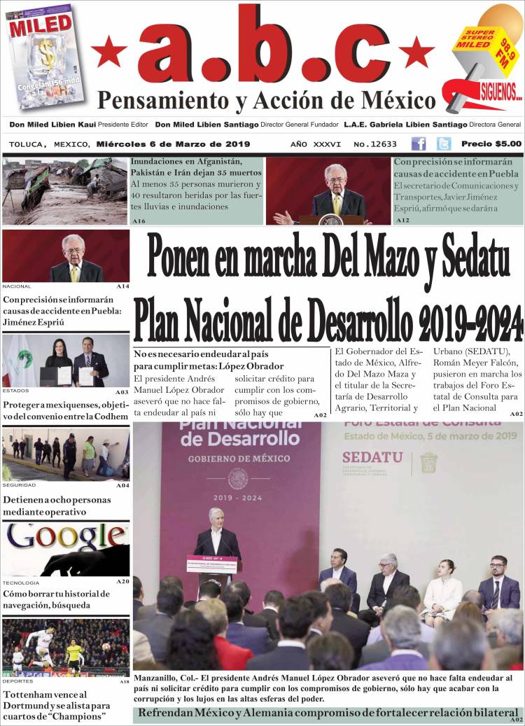 Portada de A.B.C.  (México)