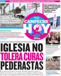 Portada de Campeche Hoy (México)