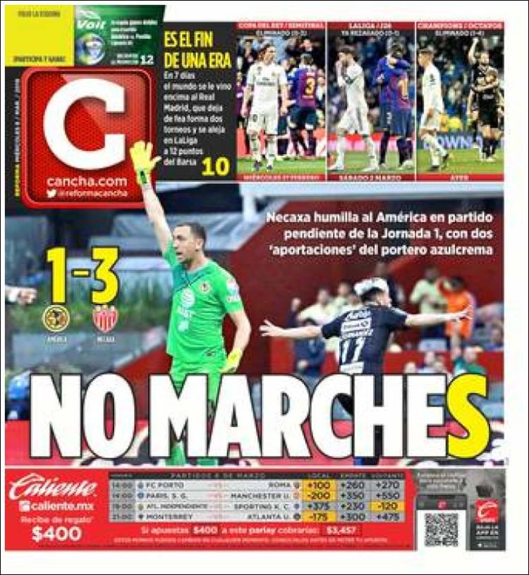 Portada de Cancha (México)