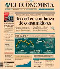 Portada de El Economista (México)