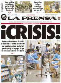 Portada de La Prensa (México)