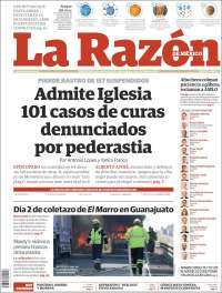 Portada de La Razón (México)