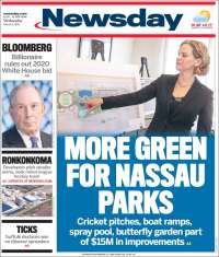 Portada de Newsday (USA)