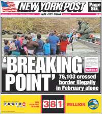 Portada de New York Post (USA)