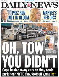 Portada de Daily News - New York (USA)