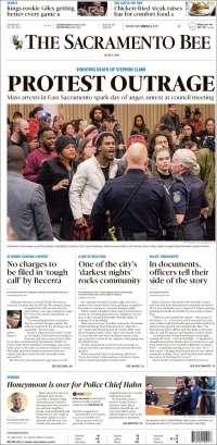 Portada de The Sacramento Bee (USA)