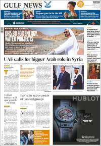 Portada de Gulf News (Asia-Pacífico)