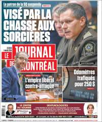 Portada de Le Journal de Montréal (Canadá)