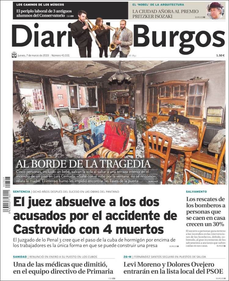 Portada de Diario de Burgos (Espa&ntilde;a)