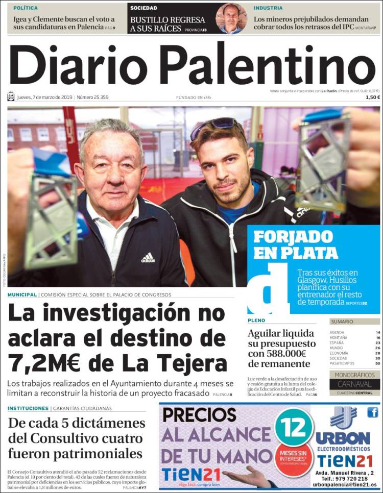 Portada de Diario Palentino (Espa&ntilde;a)
