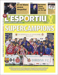 Portada de L'Esportiu (Espa&ntilde;a)