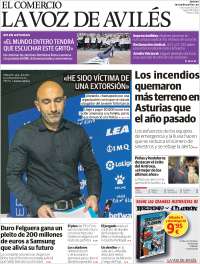 Portada de El Comercio - Avilés (Espa&ntilde;a)