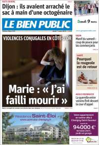 Portada de Le Bien Public (Francia)