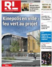 Portada de Le Republicain Lorrain (Francia)