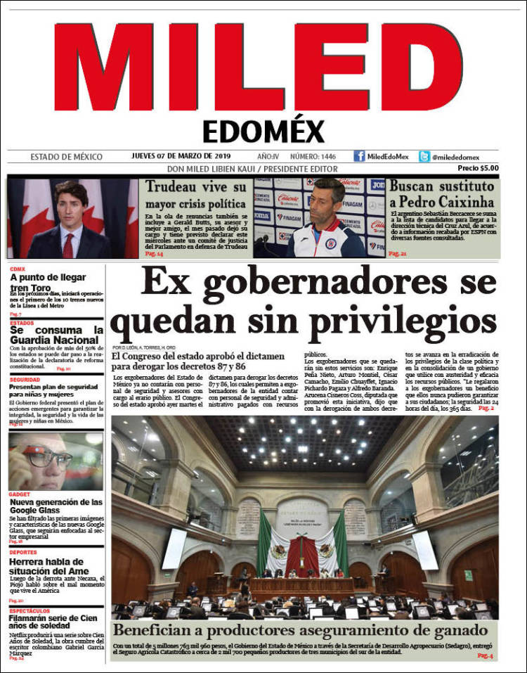 Portada de Miled - Estado de México (México)