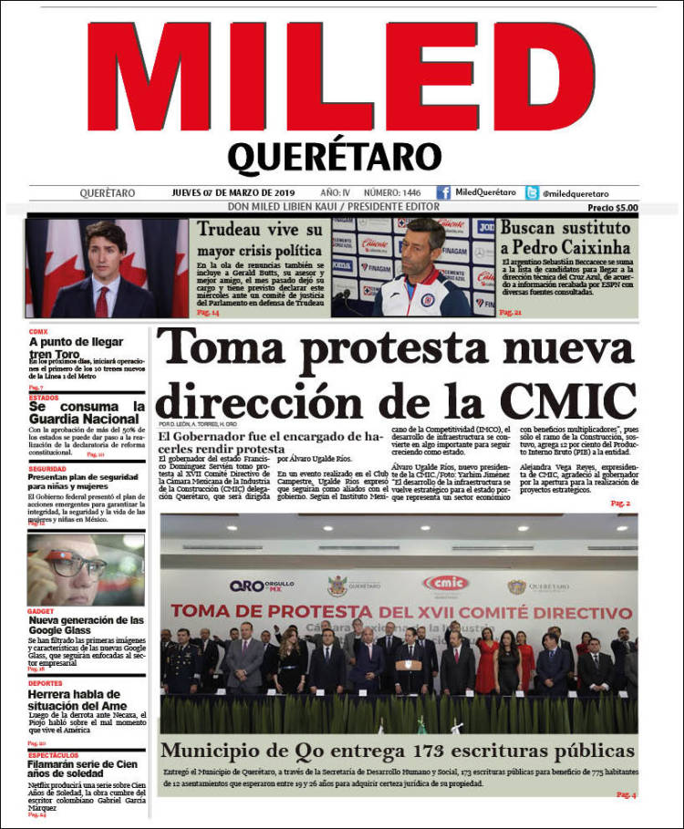 Portada de Miled - Querétaro (México)