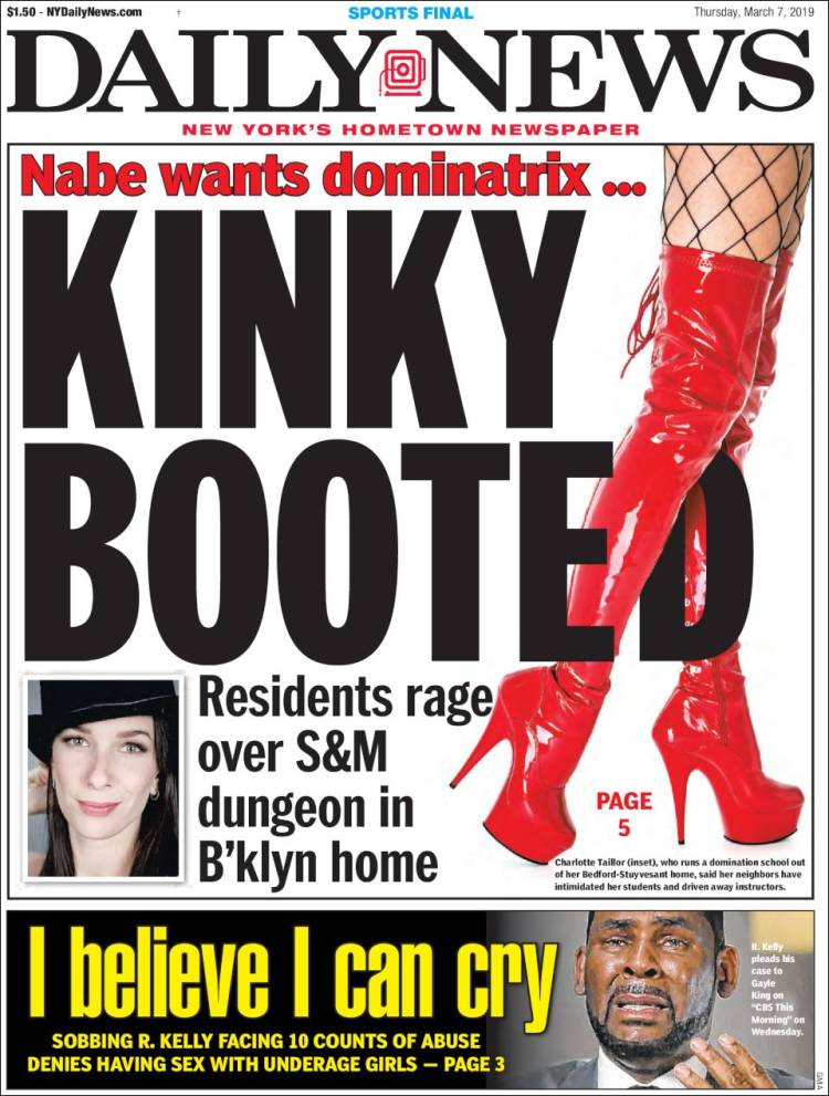 Portada de Daily News - New York (USA)