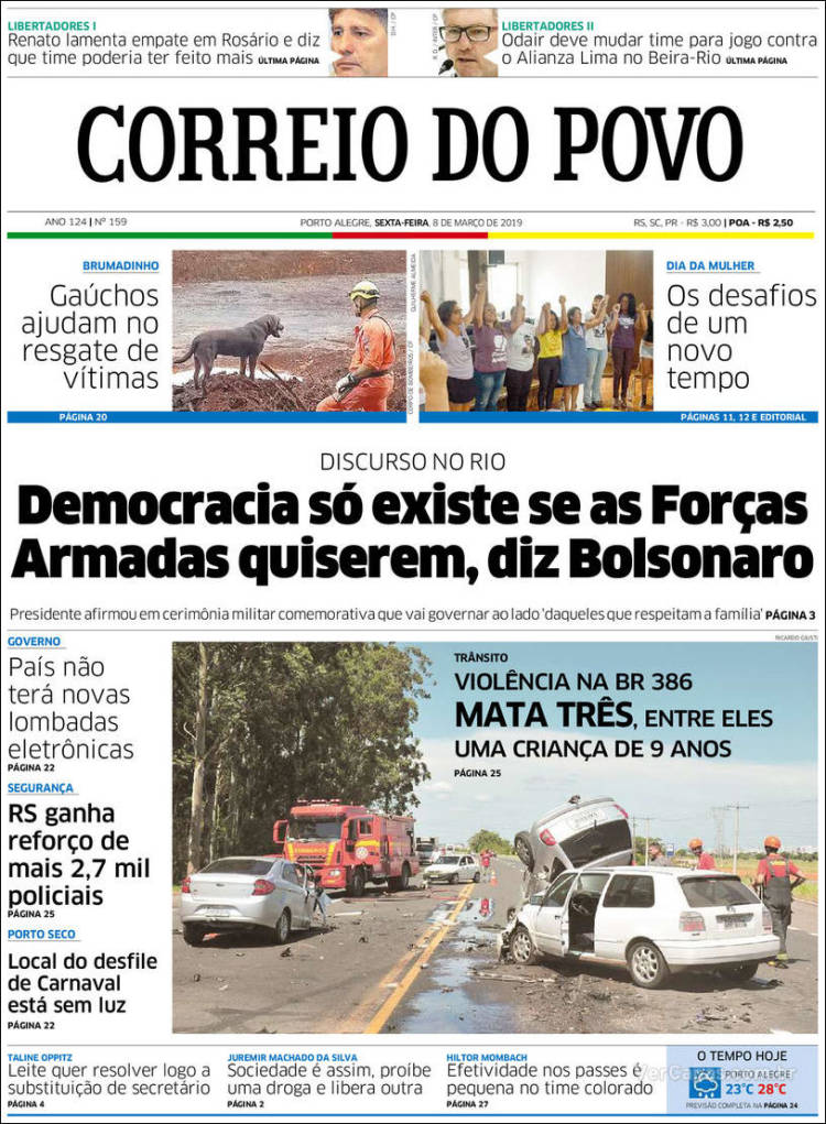 Portada de Correio Do Povo (Brasil)