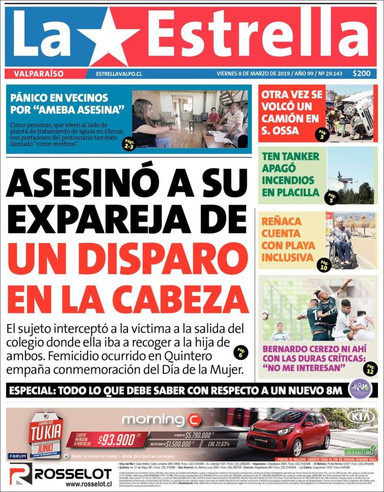 Portada de Estrella de Valparaiso (Chile)