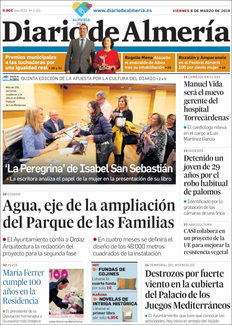 Portada de Diario de Almería (Espa&ntilde;a)