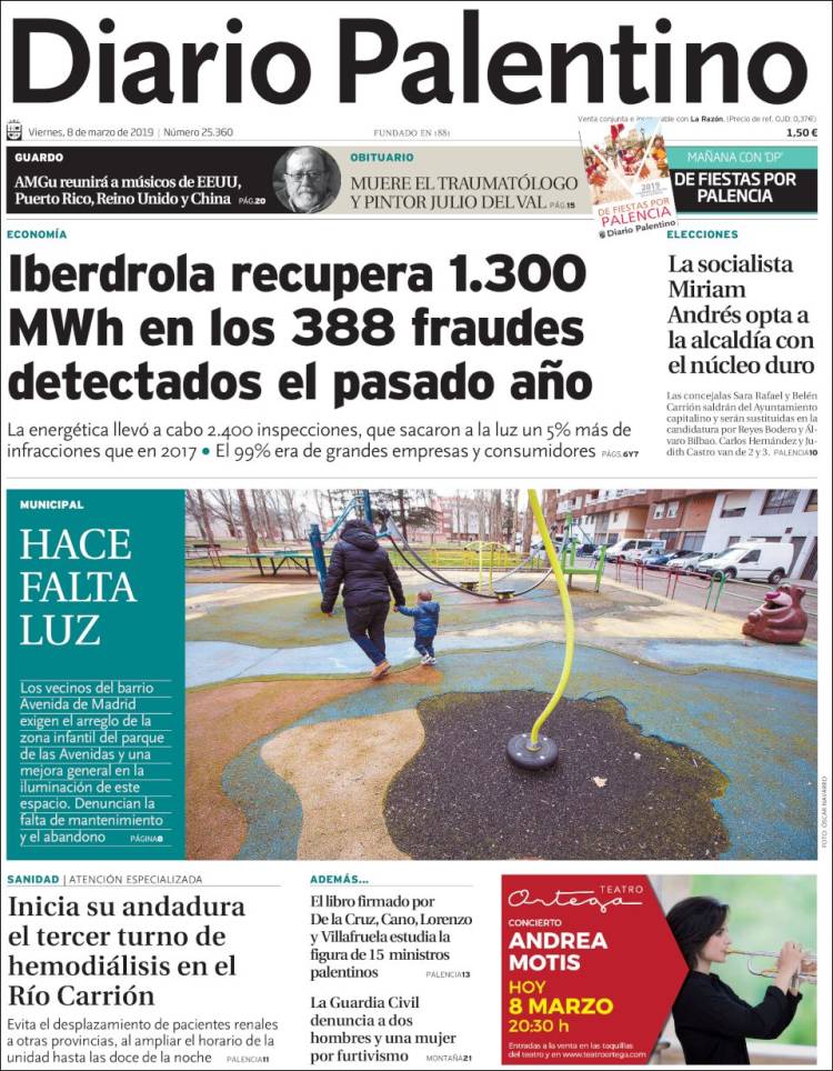 Portada de Diario Palentino (Espa&ntilde;a)