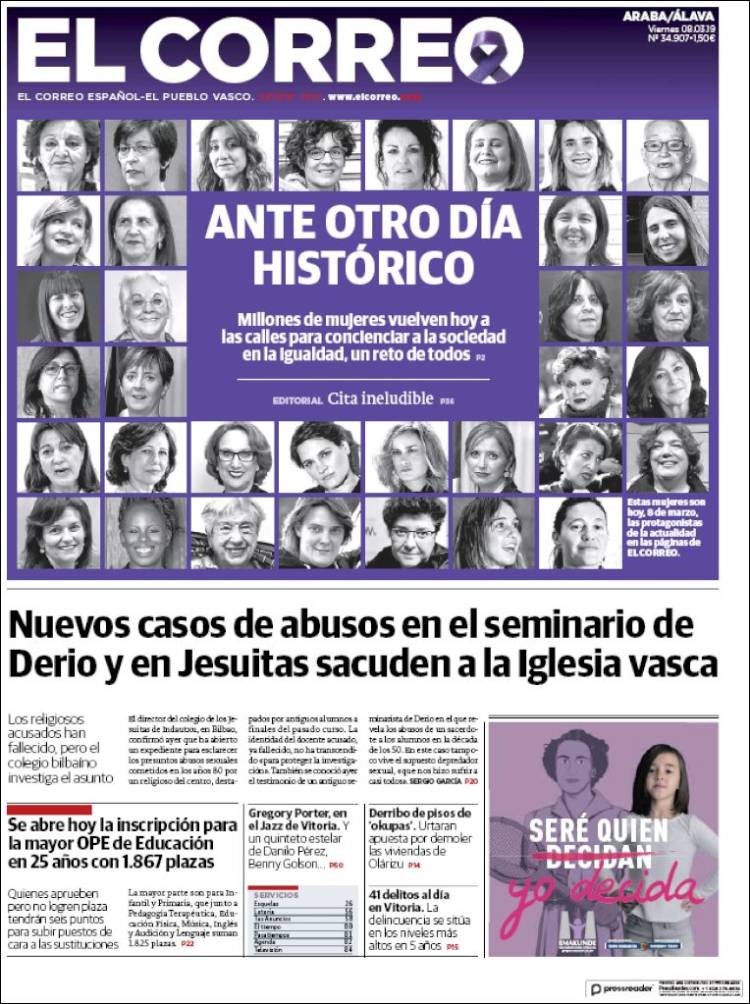 Portada de El Correo - Álava (Espa&ntilde;a)