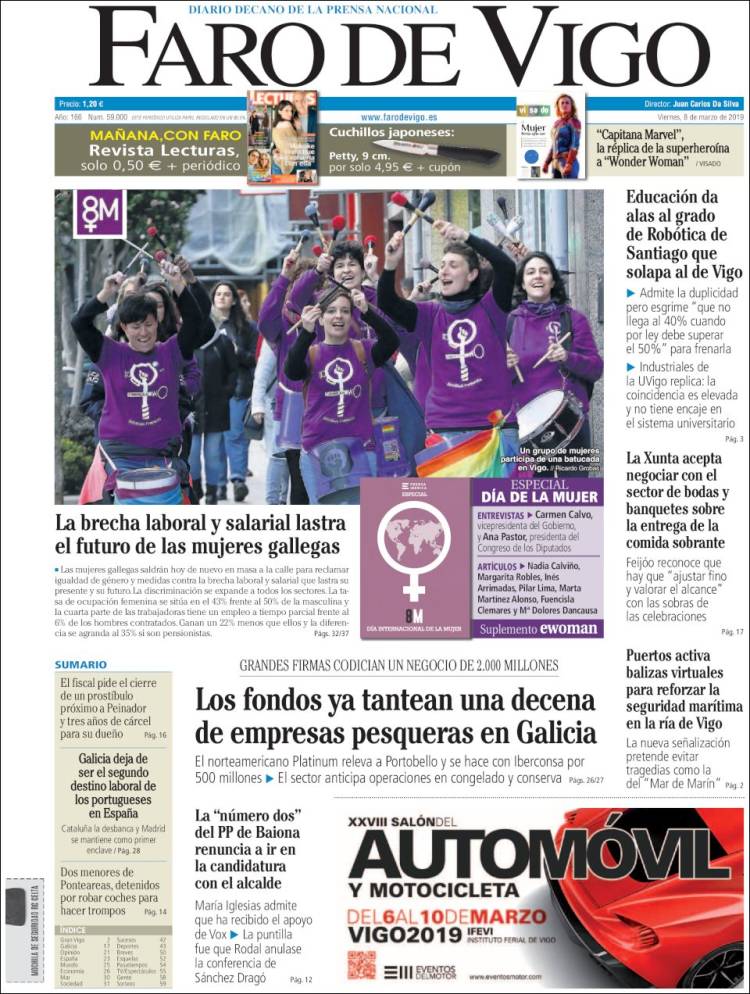 Portada de Faro de Vigo (Espa&ntilde;a)