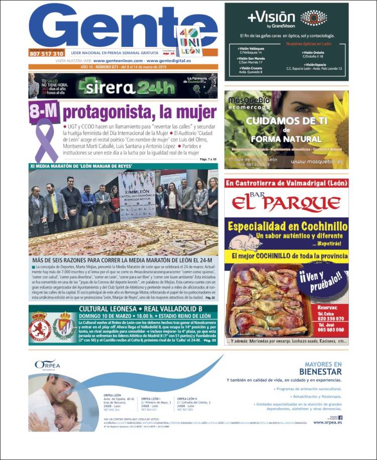 Portada de Gente en León (Espa&ntilde;a)