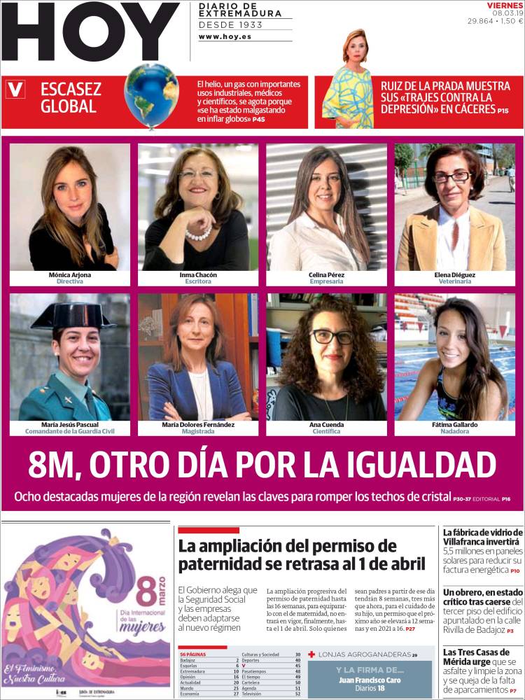 Portada de Hoy - Badajoz (Espa&ntilde;a)