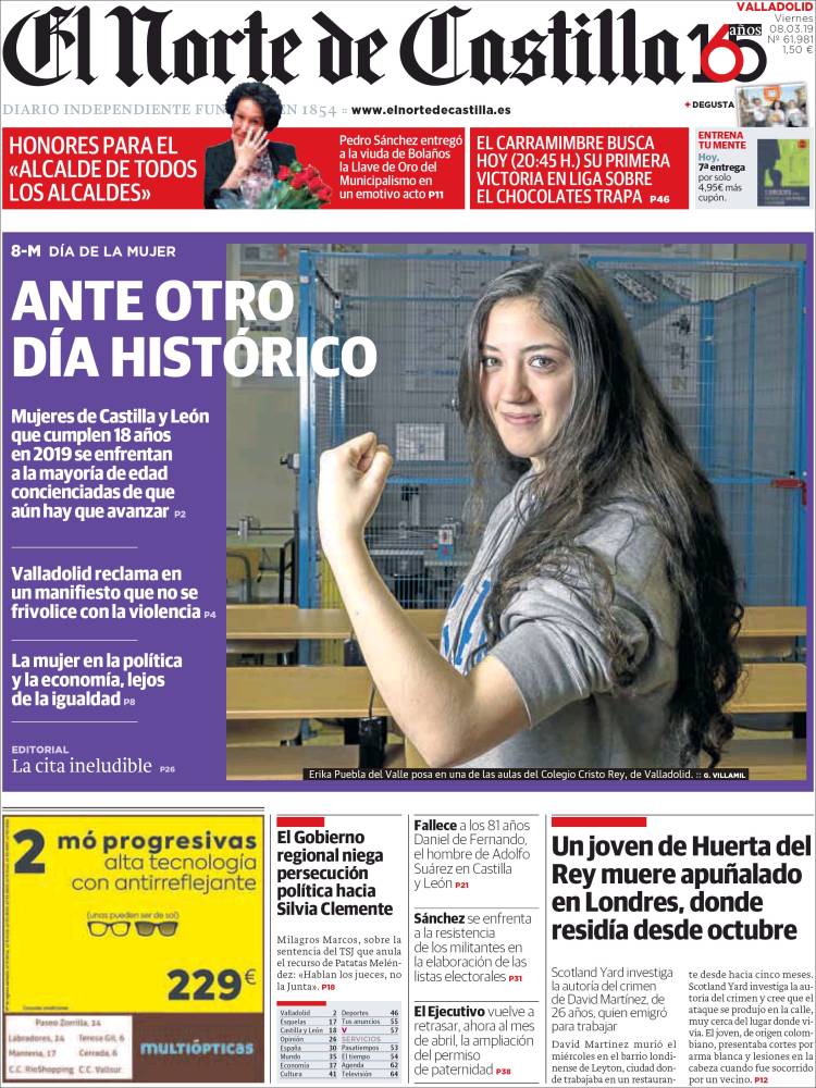 Portada de Norte de Castilla - Valladolid (Espa&ntilde;a)