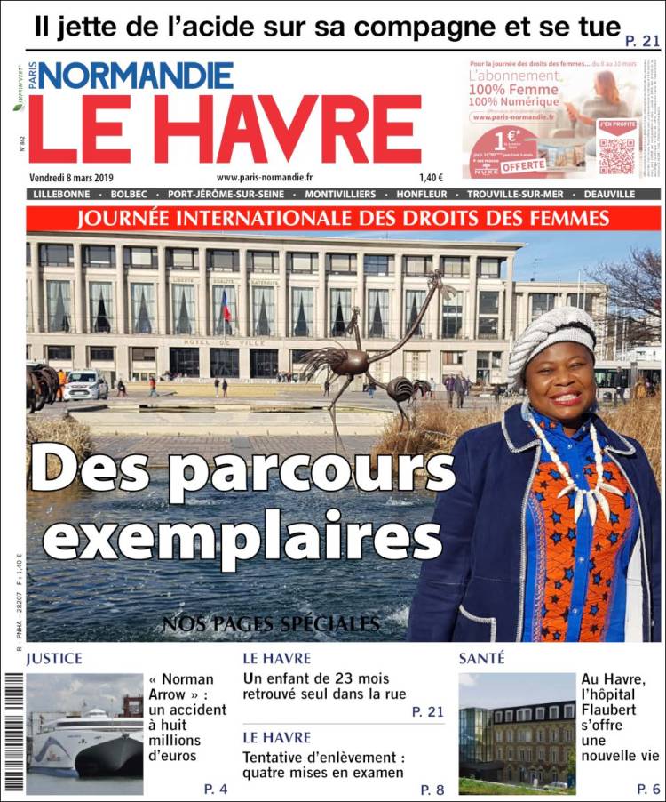 Portada de Le Havre Libre (Francia)