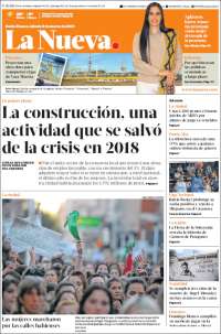 Portada de La Nueva Provincia (Argentina)