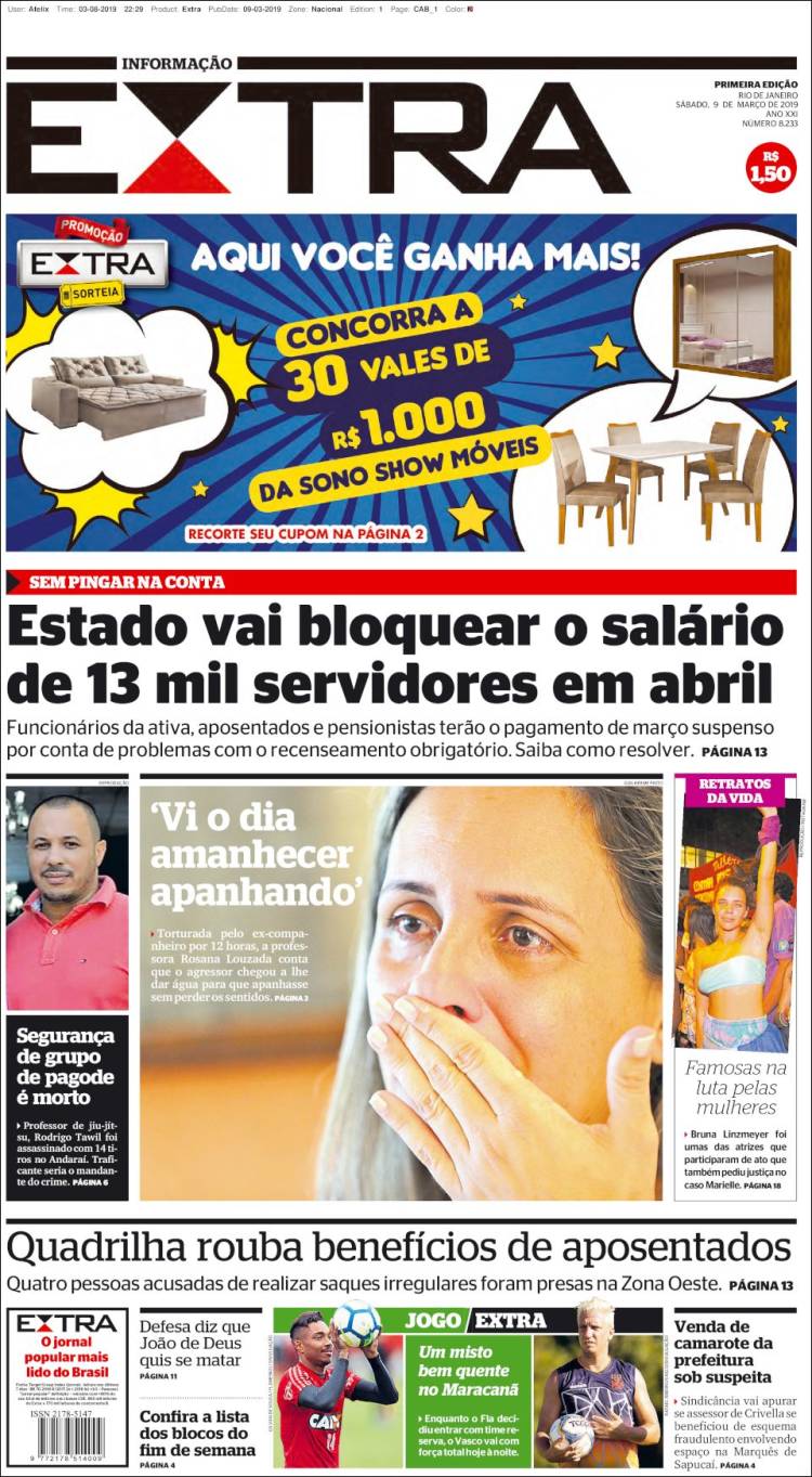 Portada de Extra (Brasil)