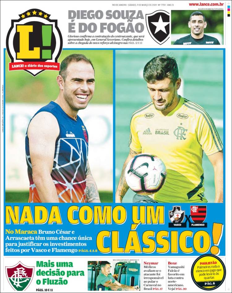 Portada de Lance! (Brasil)