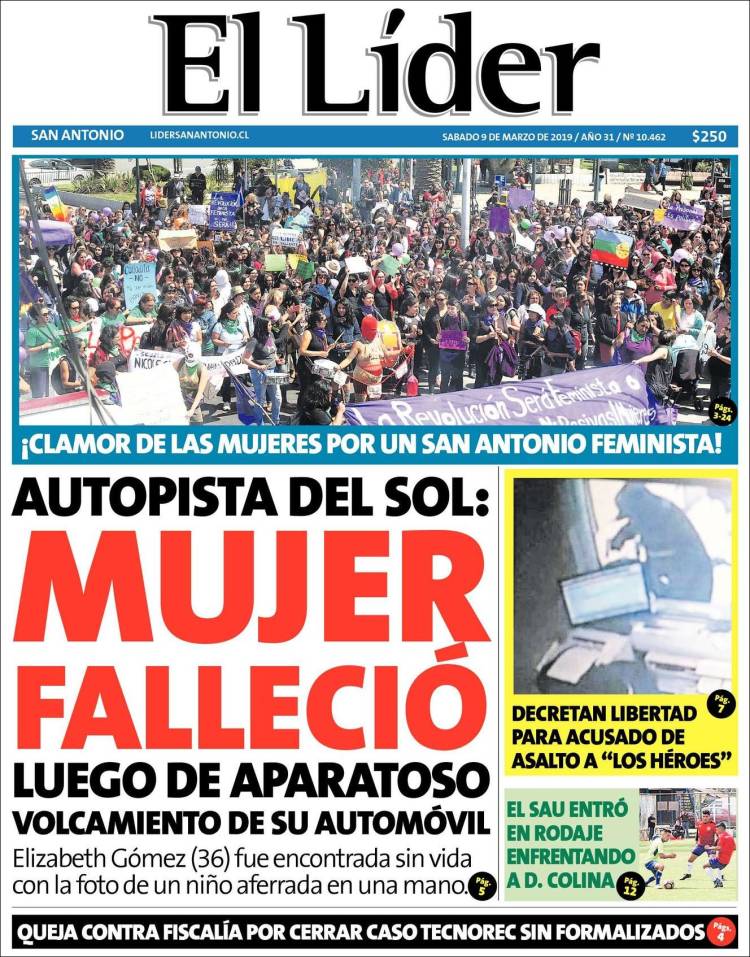 Portada de Lider de San Antonio (Chile)