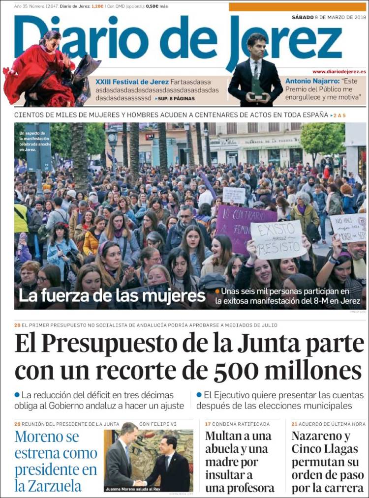 Portada de Diario de Jerez (Espa&ntilde;a)