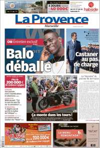 Portada de La Provence (Francia)