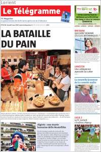 Portada de Télégramme (Francia)