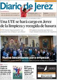 Portada de Diario de Jerez (España)