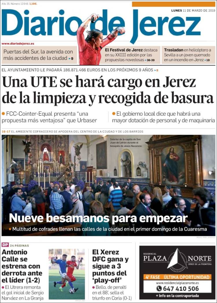 Portada de Diario de Jerez (España)