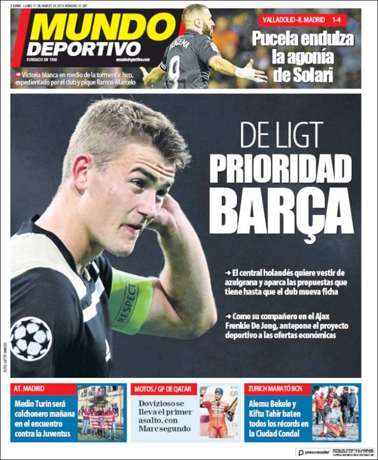 Portada de Mundo Atlético (España)